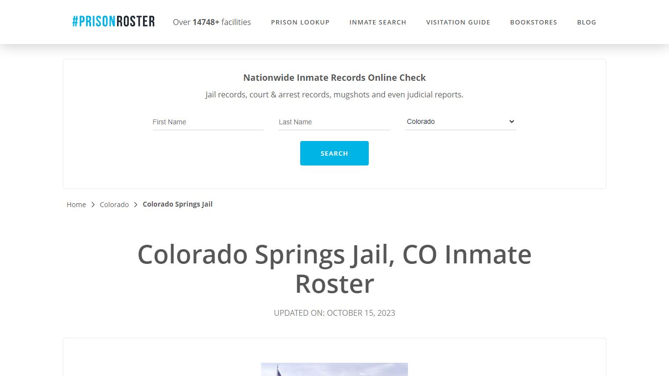 Colorado Springs Jail, CO Inmate Roster - Prisonroster